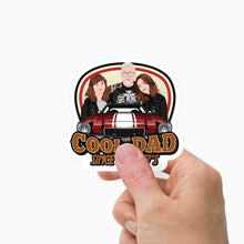 Load image into Gallery viewer, Cool Dad Since Year Stickers Personalized
