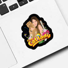 Load image into Gallery viewer, Crazy cat lady Sticker designs customize for a personal touch

