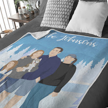 Load image into Gallery viewer, Create a personalized blanket the whole family can enjoy
