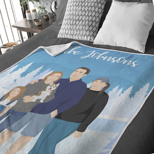 Create a personalized blanket the whole family can enjoy