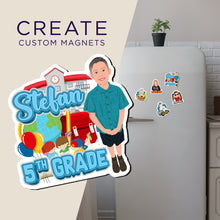 Load image into Gallery viewer, Create your own Custom Magnets 1st Grade Name with High Quality
