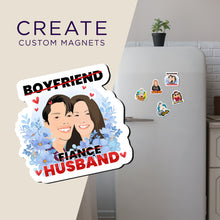 Load image into Gallery viewer, Create your own Custom Magnets Boyfriend fiance husband with High Quality
