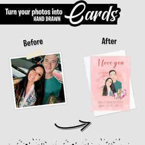 Create your own Custom Stickers for Anniversary Card