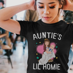 Create your own Custom Stickers for Auntie Shirt