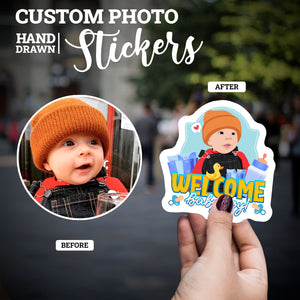 Create your own Custom Stickers for Baby boy 