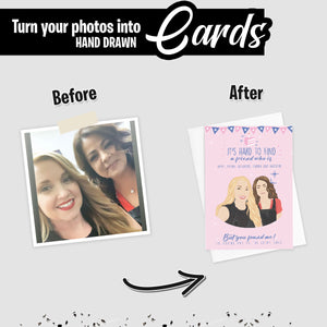 Create your own Custom Stickers for Best Friends Card