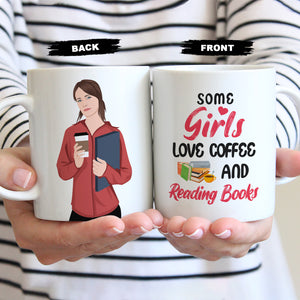Create your own Custom Stickers for Coffee and Book Lover Mug