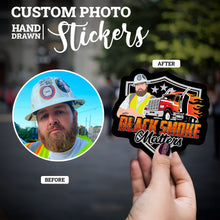 Load image into Gallery viewer, Create your own Custom Stickers for Custom Black Smoke Matters Truck 
