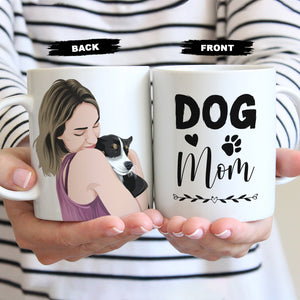 Create your own Custom Stickers for Custom Dog Mom Mug