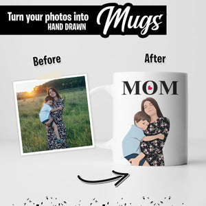 Create your own Custom Stickers for Custom Mom Mug