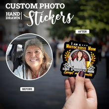 Load image into Gallery viewer, Create your own Custom Stickers for Custom Motocross Mom
