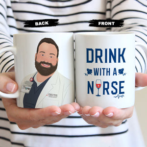 Create your own Custom Stickers for Custom Nurse Mug