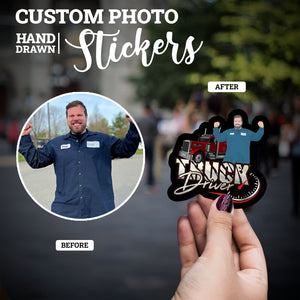 Create your own Custom Stickers for Custom Truck Driver