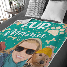 Load image into Gallery viewer, Create your own Custom Stickers for Dog Mom Blanket

