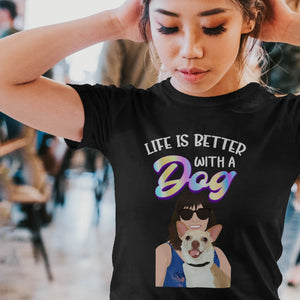 Create your own Custom Stickers for Dog Mom Shirt