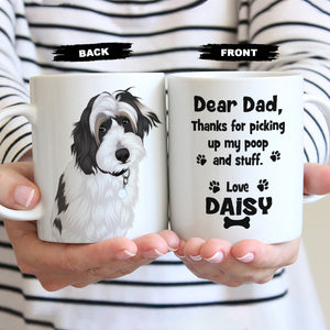 Create your own Custom Stickers for Dog Mug