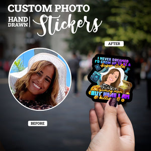 Create your own Custom Stickers for Gamer mom Stickers 