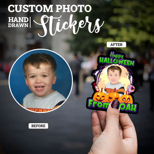 Happy Halloween Sticker designs customize for a personal touch