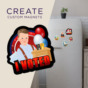 Create your own Custom Magnets for I Voted