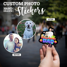 Load image into Gallery viewer, Create your own Custom Stickers for Labradoodle Dad
