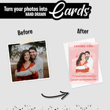 Load image into Gallery viewer, Create your own Custom Stickers for Loving You Valentines Day Card
