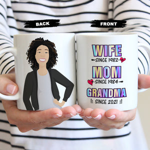 Create your own Custom Stickers for Mom Mug