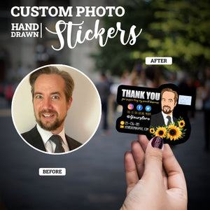 Create your own Custom Stickers for Personalized Small Business Thank You 