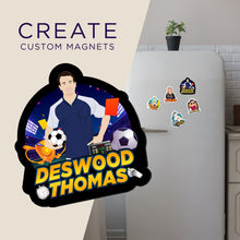 Load image into Gallery viewer, Create your own Custom Magnets for Soccer Name &amp; Picture
