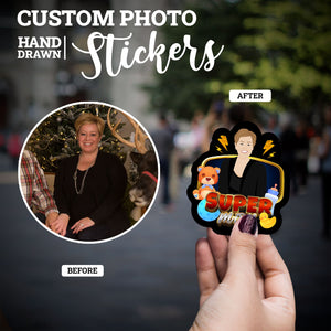 Create your own Custom Stickers for Super Mom 