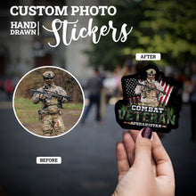 Load image into Gallery viewer, Create your own Custom Stickers for Afghanistan veteran
