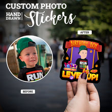 Load image into Gallery viewer, Create your own Custom Stickers for Birthday Boy
