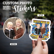 Load image into Gallery viewer, Create your own Custom Stickers Amazing Brother with High Quality
