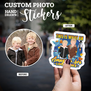 Create your own Custom Stickers Amazing Brother with High Quality