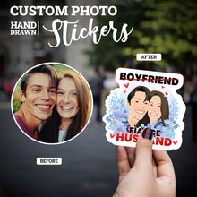 Load image into Gallery viewer, Boyfriend fiance husband Sticker designs customize for a personal touch
