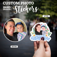 Load image into Gallery viewer, Create your own Custom Stickers Happy Mothers Day High Quality
