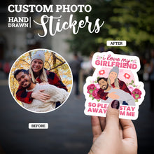 Load image into Gallery viewer, Create your own Custom Stickers I Love My Girlfriend with High Quality

