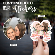 Load image into Gallery viewer, Create your own Custom Stickers Mom Is a Genius with High Quality
