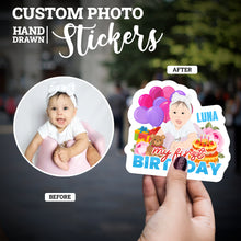 Load image into Gallery viewer, Create your own Custom Stickers My First Birthday with High Quality
