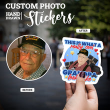 Load image into Gallery viewer, Create your own Custom Stickers Really Cool Grandpa with High Quality
