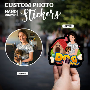 Create your own Custom Stickers for Dog Mom