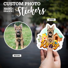 Load image into Gallery viewer, Create your own Custom Stickers for Dog Name
