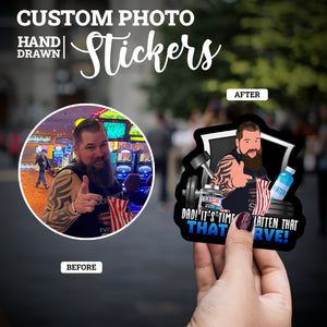 Create your own Custom Stickers for Flatten that Curve Dad