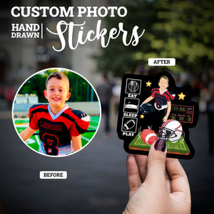 Create your own Custom Stickers for Football