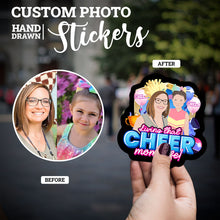 Load image into Gallery viewer, Create your own Custom Stickers for Living that Cheer Mom Life
