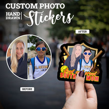 Load image into Gallery viewer, Create your own Custom Stickers for Loud and Proud Softball Mom
