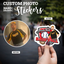 Load image into Gallery viewer, Create your own Custom Stickers for Loving that Baseball Life
