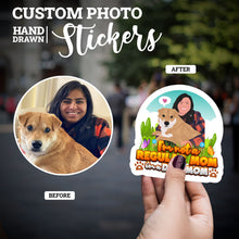 Load image into Gallery viewer, Create your own Custom Stickers for Not a Regular Mom but Dog Mom
