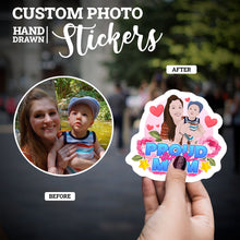 Load image into Gallery viewer, Create your own Custom Stickers for Proud Single Mom
