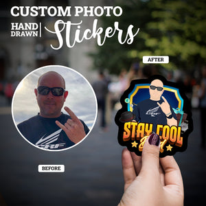 Create your own Custom Stickers for Stay Cool Dad