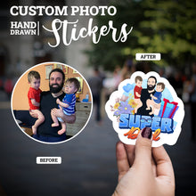 Load image into Gallery viewer, Create your own Custom Stickers for Super Dad
